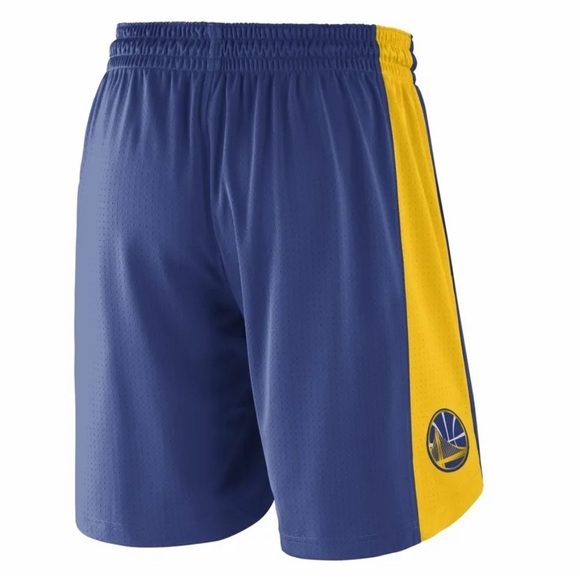 [866941-495] Mens Nike NBA Golden State Warriors Practice Shorts - Picture 2 of 6
